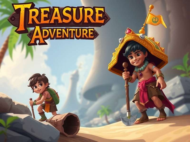 Treasure Quest Adventure Game Banner
